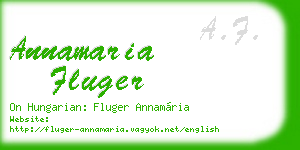 annamaria fluger business card