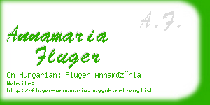 annamaria fluger business card